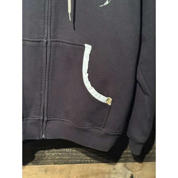 Vintage Y2K Legendary Whitetails Sweatshirt Adult XL Black Full Zip Hoodie Camo - Picture 4 of 13